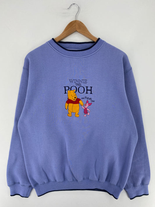 00' DISNEY POOH Size XL Vintage Sweat-shirt / E9471S