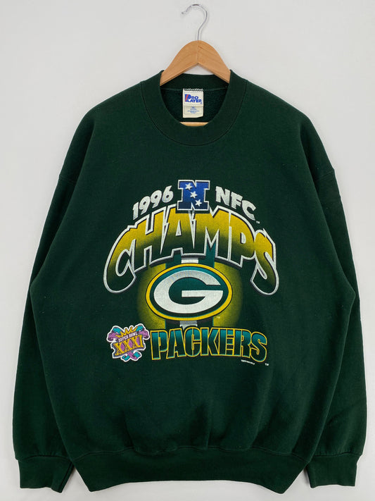 1996 GREEN BAY PACKERS Made in USA Size XXL Vintage NFL Sweat-Shirt/ F7748S