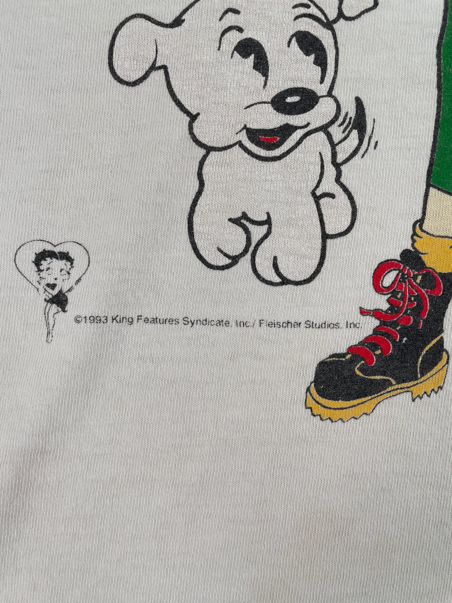 .90's BETTY BOOP Made in USA Size XL T-Shirt / E9298T