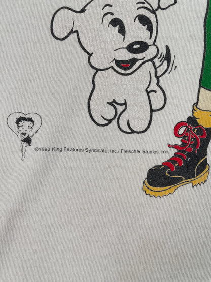 .90's BETTY BOOP Made in USA Size XL T-Shirt / E9298T
