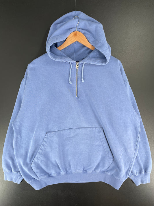 90’s GAP Size L Vintage Half zip Hoodie Sweat-shirt / E7523S