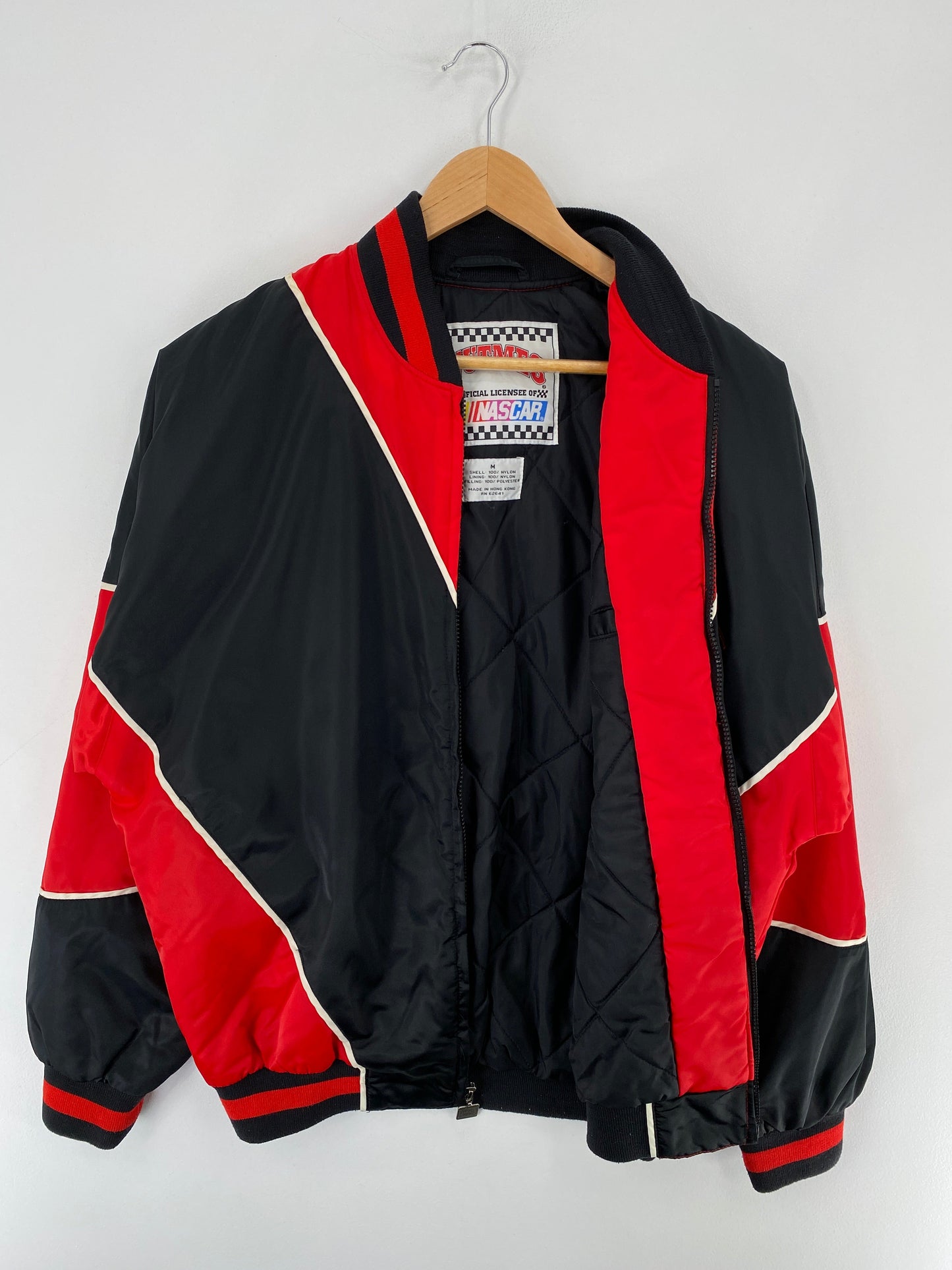 Vintage NASCAR x EARNHARDT Size M Racing Nylon Jacket / G3921N