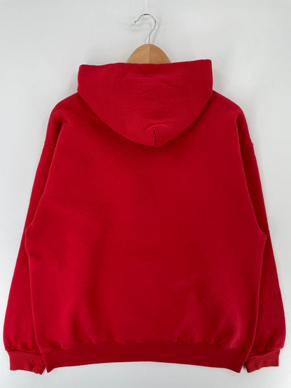 90's RUSSELL x ISU Size XL Vintage College Hoodie Sweat-shirt / E7700S