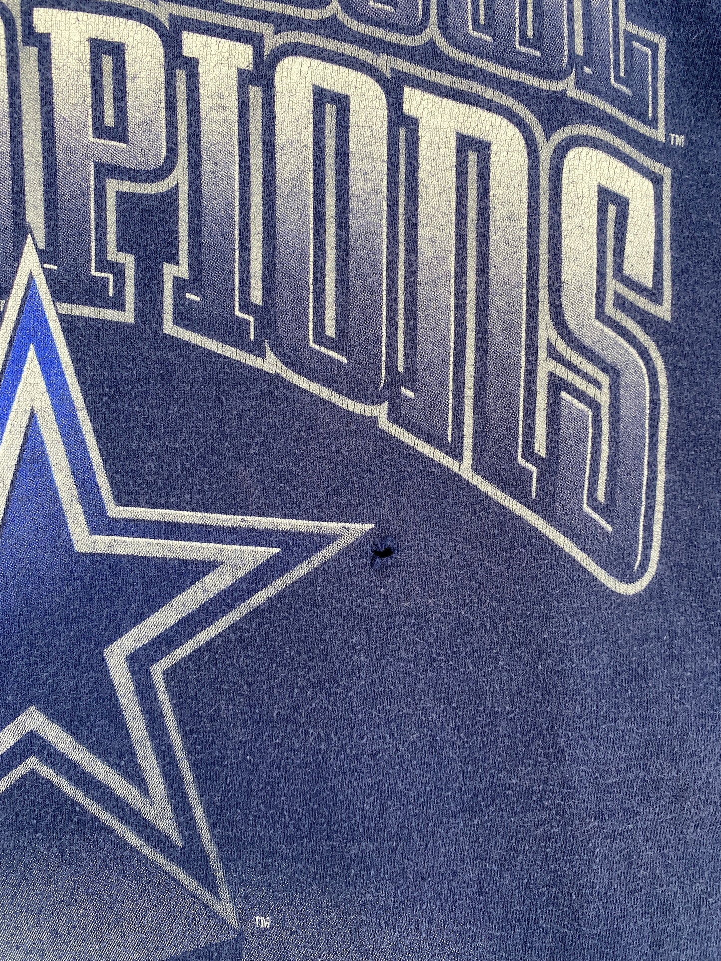 1996 SALEM x DALLAS COWBOYS Size XXL Vintage NFL T-shirt / E8545T