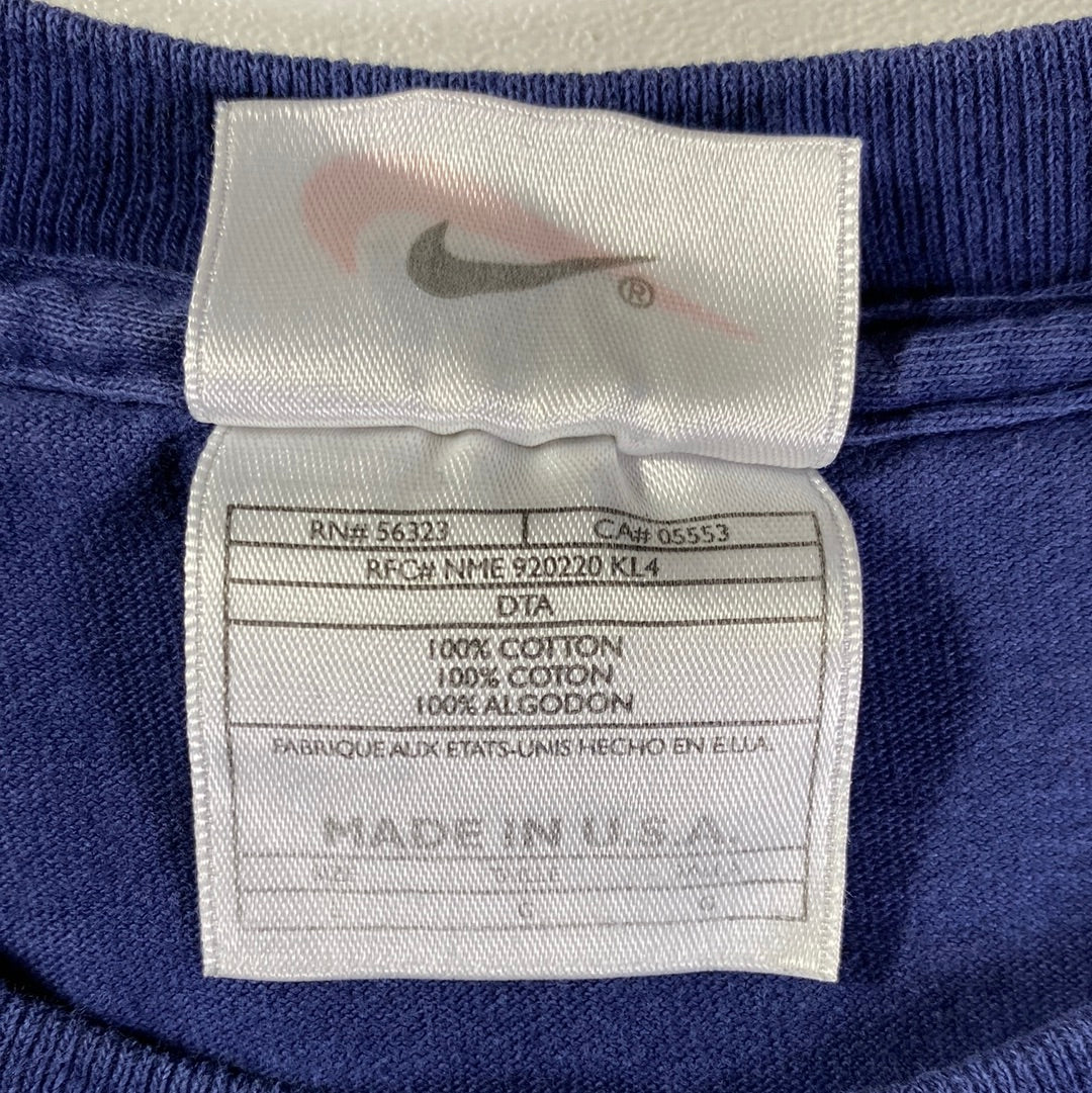 90's NIKE x DALLAS COWBOYS Made in USA Size L Vintage T-Shirt / F9270T