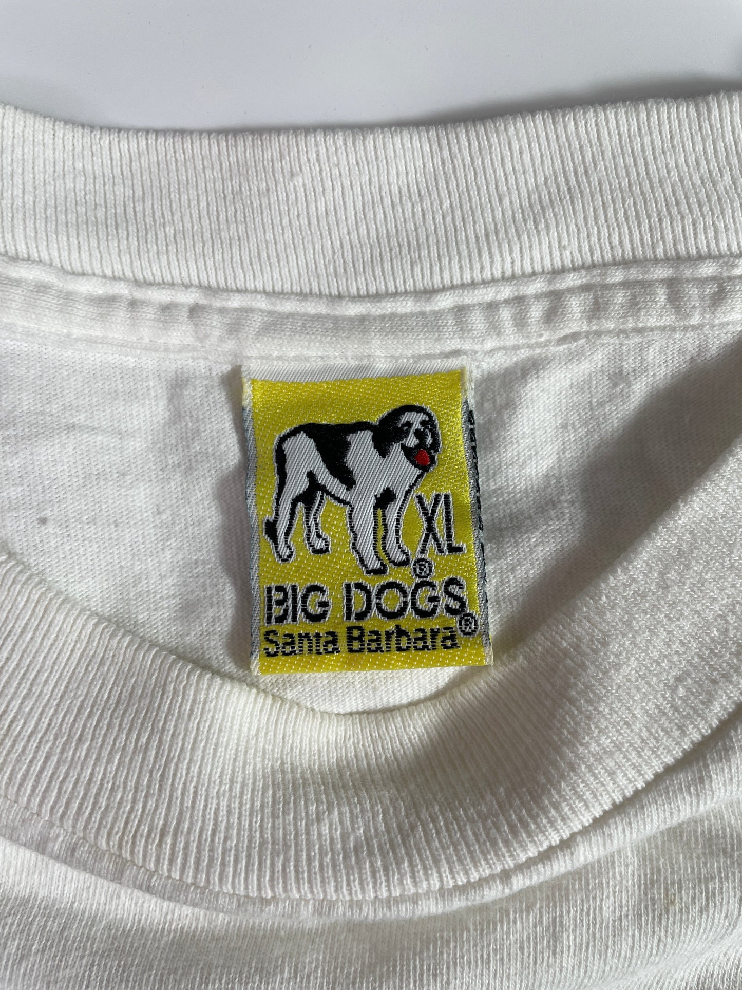 90's BIG DOGS Made in USA Size XL Vintage T-shirt / F883T