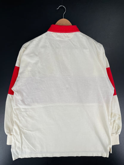 80's COCA COLA Size L Vintage Rugby Shirt / E7173R