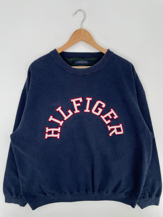 90's TOMMY HILFIGER Size XL Vintage Sweat-shirt  / F3567S
