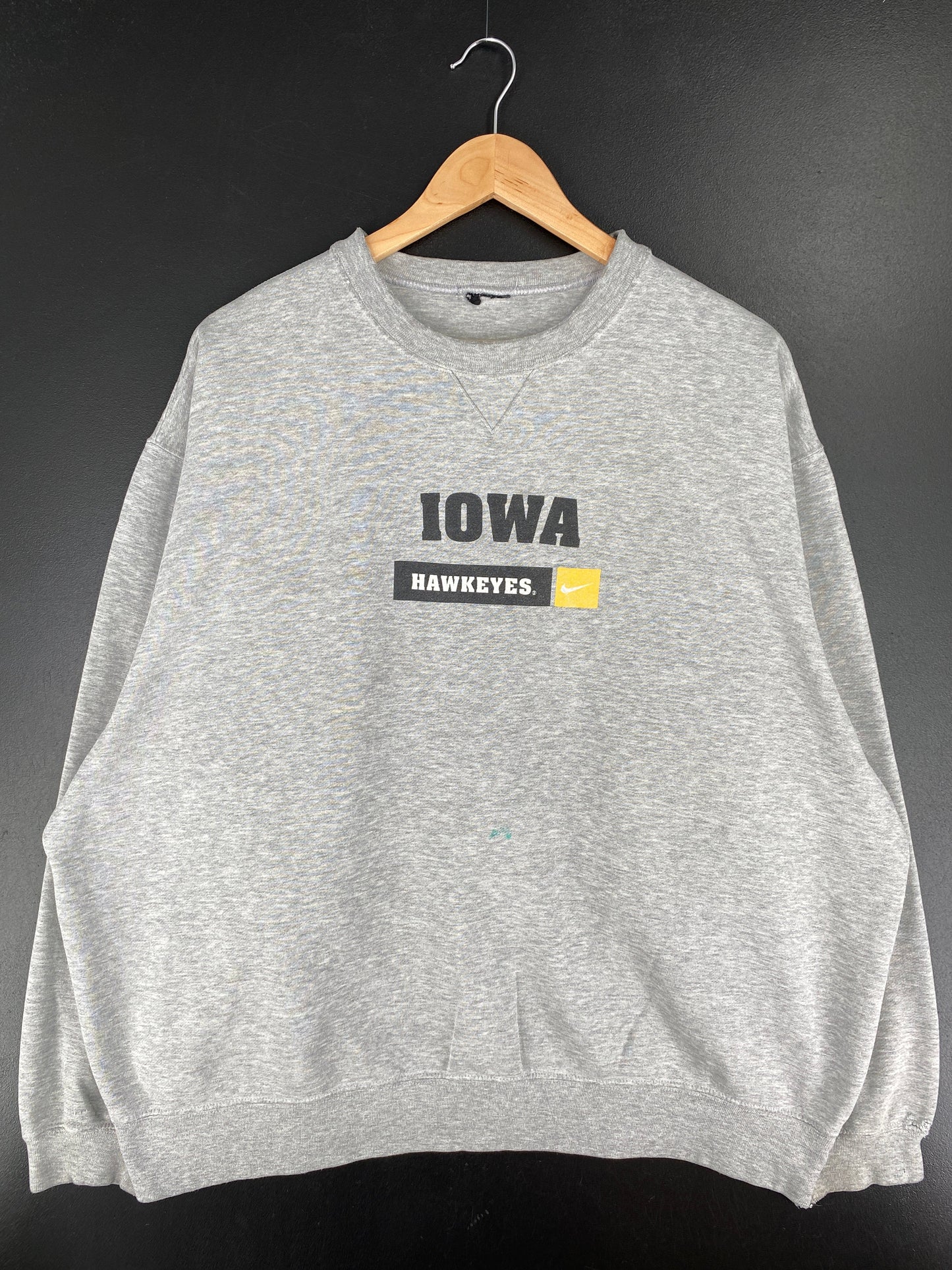 00' NIKE IOWA Size No Tag(Approx.XL) Vintage College Sweat-shirt / F6985S