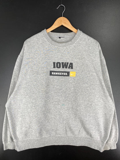 00' NIKE IOWA Size No Tag(Approx.XL) Vintage College Sweat-shirt / F6985S