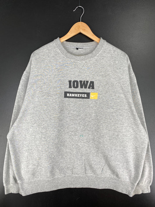 00' NIKE IOWA Size No Tag(Approx.XL) Vintage College Sweat-shirt / F6985S