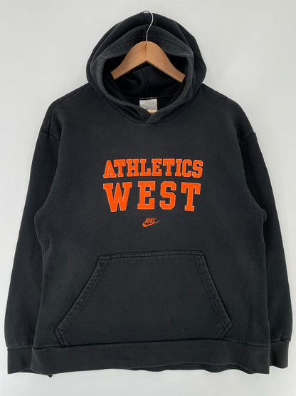 90’s NIKE ATHLETICS WEST Size M Vintage College Hoodie Sweat-Shirt / F5642S