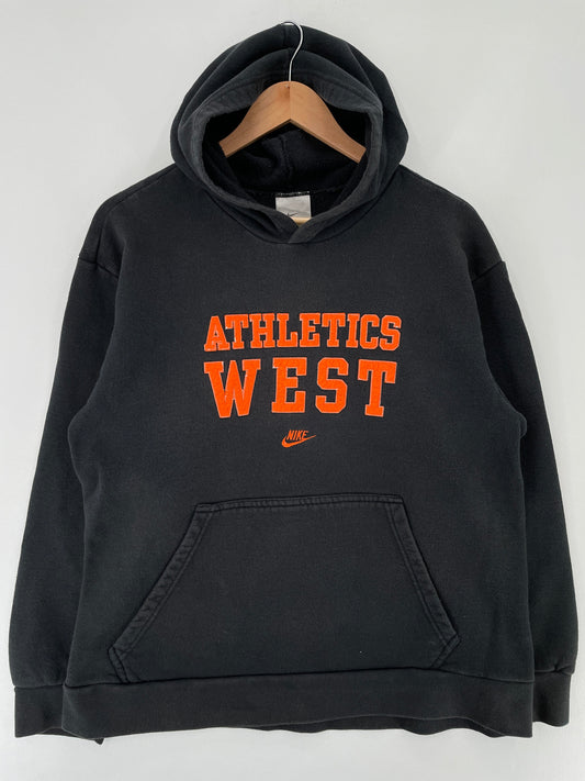 90’s NIKE ATHLETICS WEST Size M Vintage College Hoodie Sweat-Shirt / F5642S