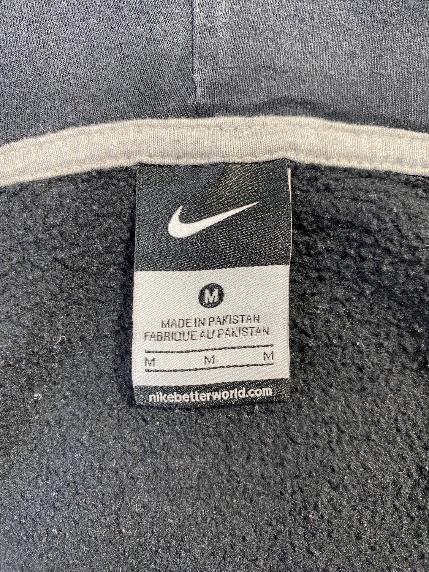 00' NIKE MINI SWOOSH Size M Vintage Hoodie Sweat-Shirt / E8913S