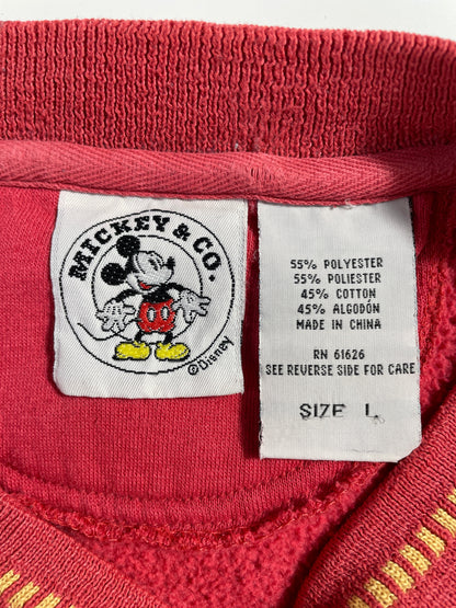 .90's DISNEY MINNIE Size L Vintage Sweat-Shirt / F2706S