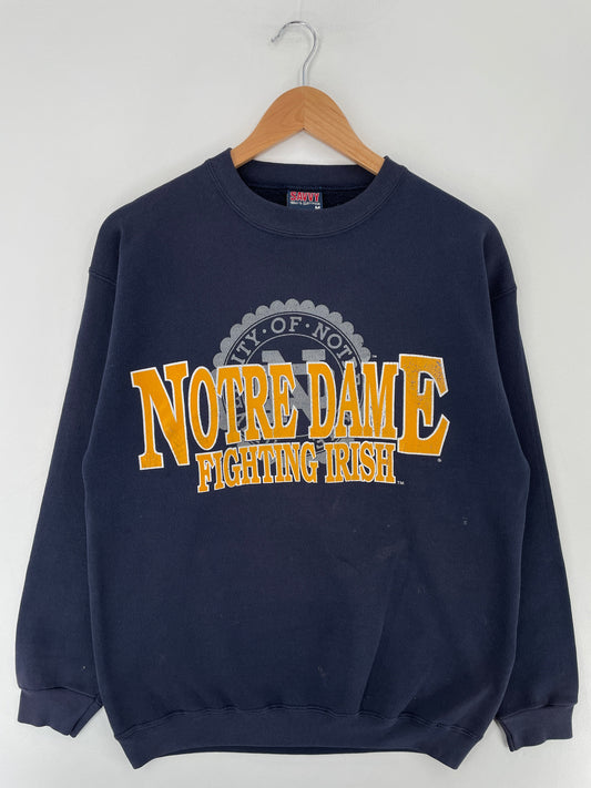 90's NOTRE DAME Made in USA Size M Vintage College Sweat-Shirt / G2942S