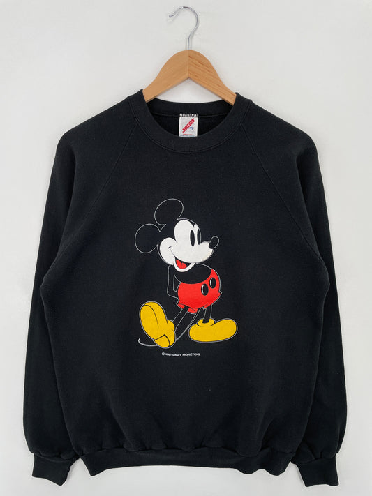 80’s DISNEY MICKEY Made in USA Size XL Vintage Sweat-shirt / G875S