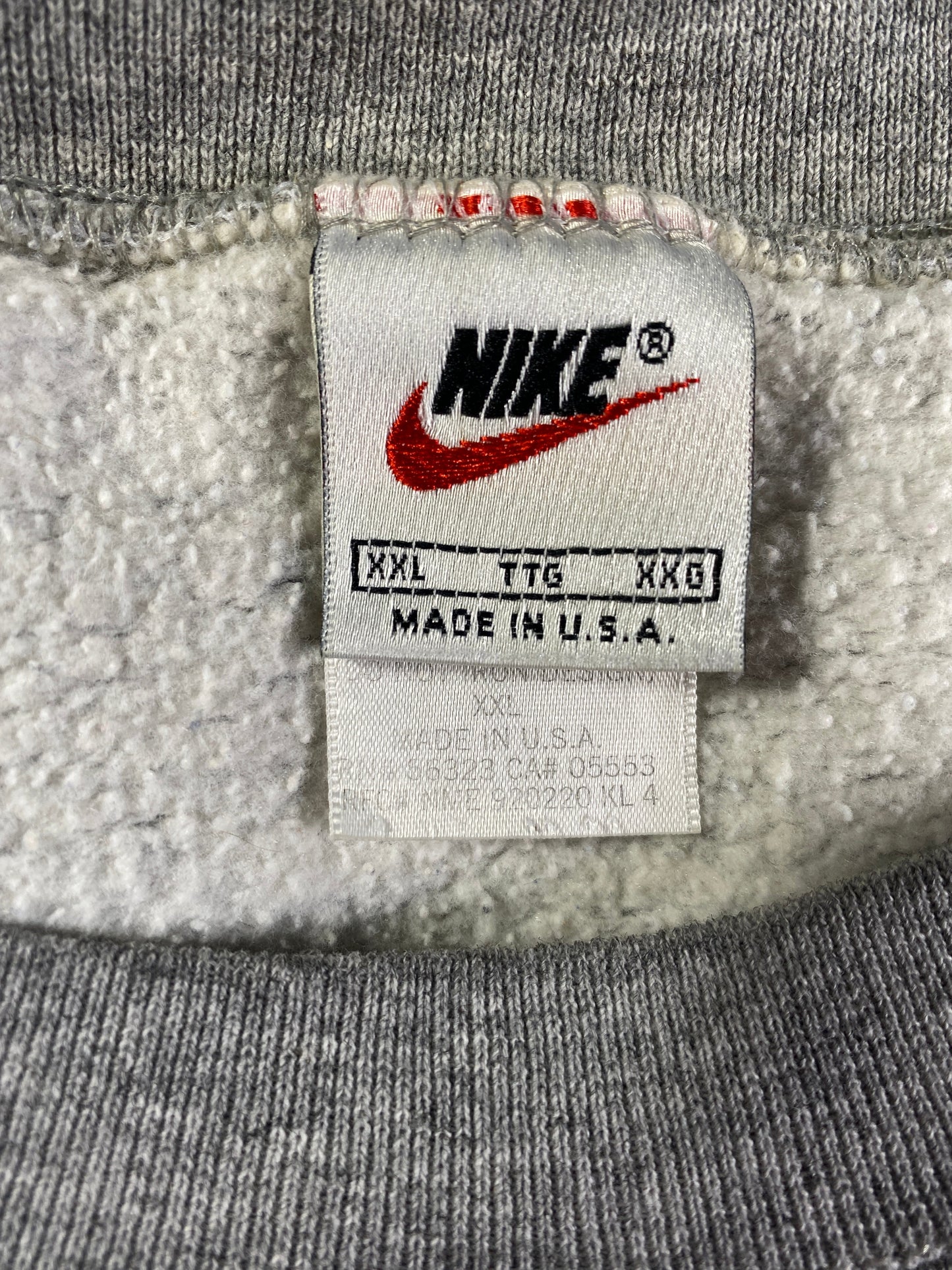 90's NIKE x TENNESSEE Made in USA Size XXL Vintage College Sweat-Shirt / G994S
