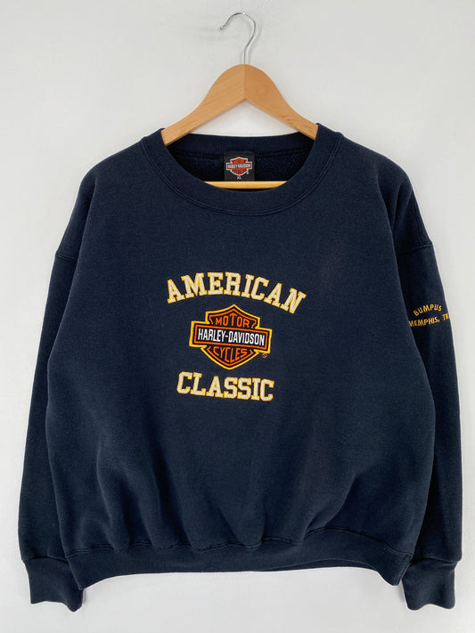 Vintage HARLEY-DAVIDSON Size XL Sweat-Shirt / E7655S