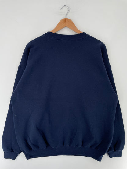 90's WOLVES Made in USA Size XL Vintage Animal Sweat-Shirt / E8489S