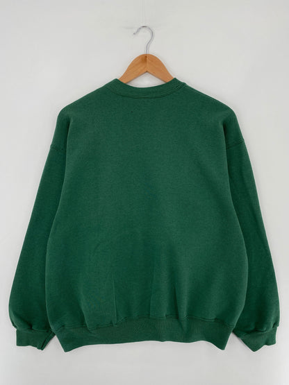 .90's GREEN BAY PACKERS Size XL Vintage NFL Sweat-Shirt / F3520S