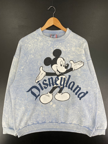 90's DISNEY MICKEY Made in USA Size Approx.XL Vintage Sweat-Shirt / F697S