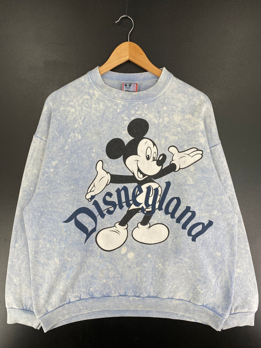 90's DISNEY MICKEY Made in USA Size Approx.XL Vintage Sweat-Shirt / F697S
