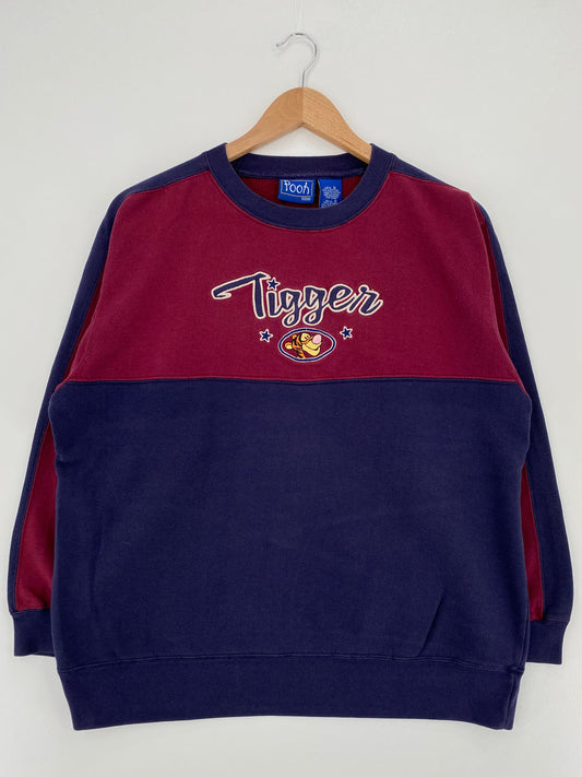 .90's DISNEY TIGGER Size S Vintage Sweat-shirt / F2915S