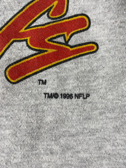 1996 KANSAS CITY CHIEFS Made in USA Size XXL Vintage NFL Sweat-shirt / E7602S