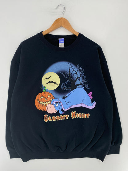 90's DISNEY EEYORE Size XL Vintage Sweat-shirt / E8719S