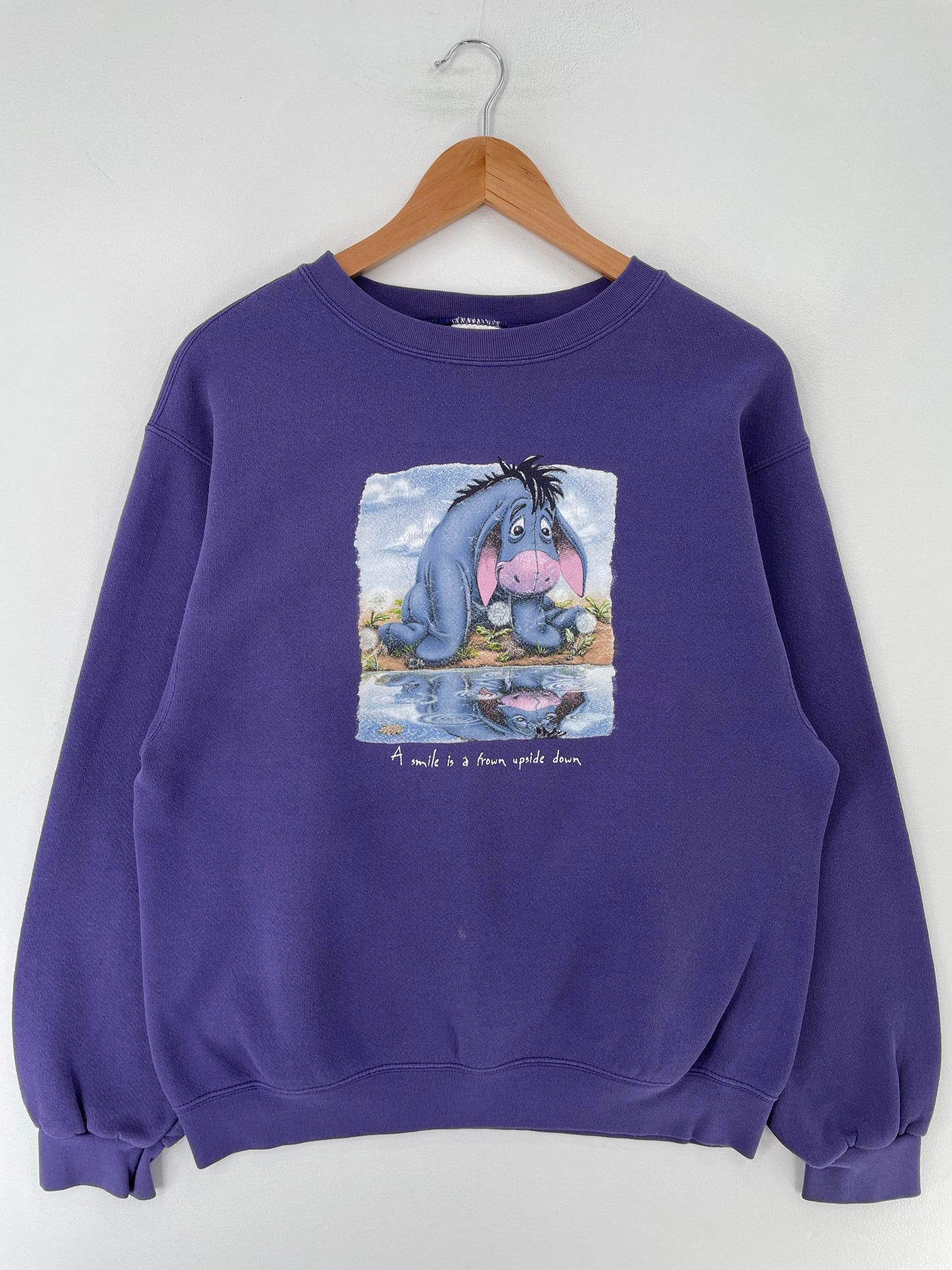 00' DISNEY EEYORE Size M Vintage Sweat-shirt / F64S