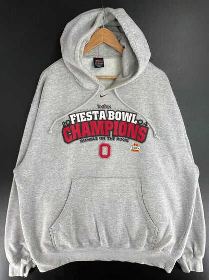 2004 NIKE x OHIO Size XXL Vintage College Hoodie Sweat-shirt / F1471S