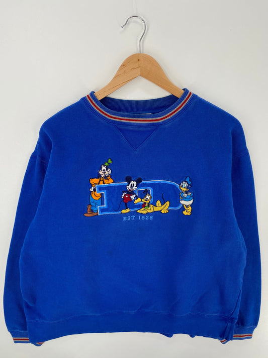 00' DISNEY MICKEY AND FRIENDS Size L Vintage Sweat-Shirt / F4620S