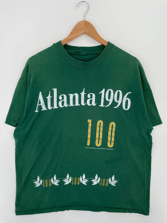 1996 ATLANTA OLYMPIC Size Approx.L Vintage T-Shirt / E7620T