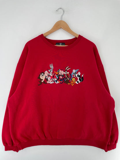 1995 LOONEY TUNES Size XXL Vintage Sweat-shirt / F4256S