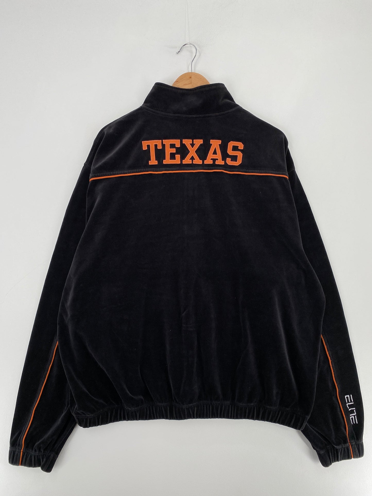 Vintage NIKE x UNIVERSITY OF TEXAS Size XXL Vintage College Zip Up Jacket / F9616J