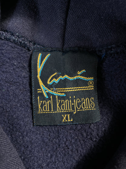 Vintage KARL KANI JEANS Size XL Hoodie Sweat-shirt / E7521S
