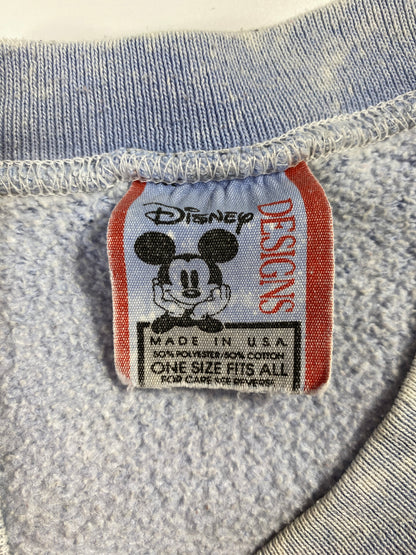 90's DISNEY MICKEY Made in USA Size Approx.XL Vintage Sweat-Shirt / F697S