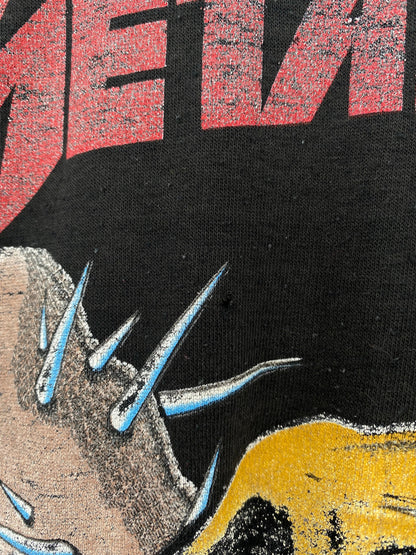 80’s METALLICA PUSHEAD Made in USA Size L Vintage Music T-shirt / F1676T