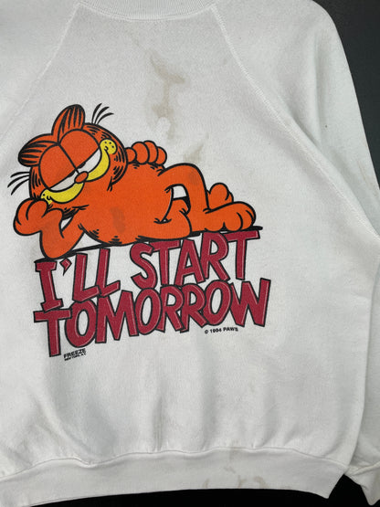 .1994 GARFIELD Made in USA Size L Vintage Sweat-shirt / F2208S