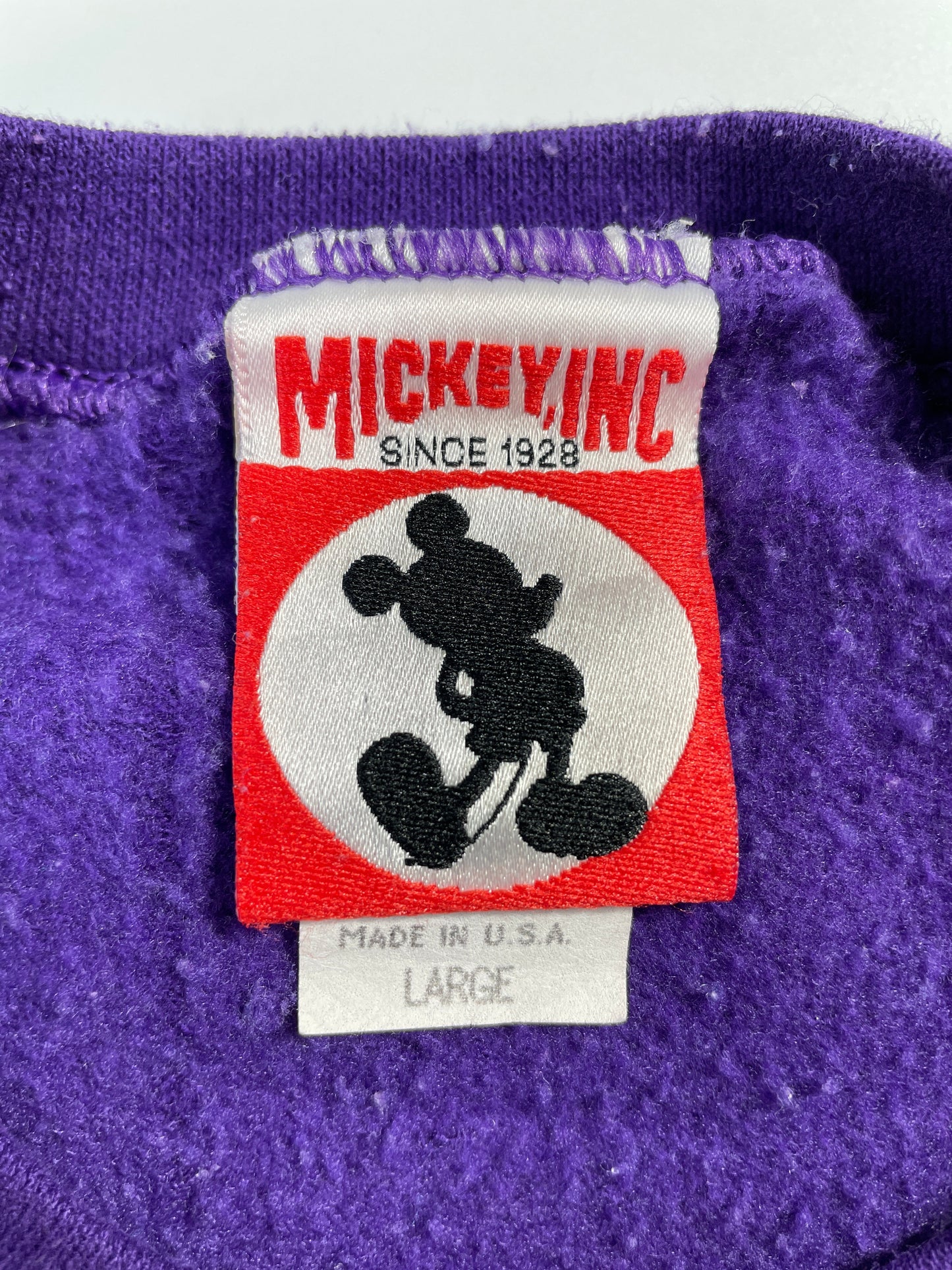 90's DISNEY MICKEY Made in USA Size L Vintage Sweat-shirt / G5075S