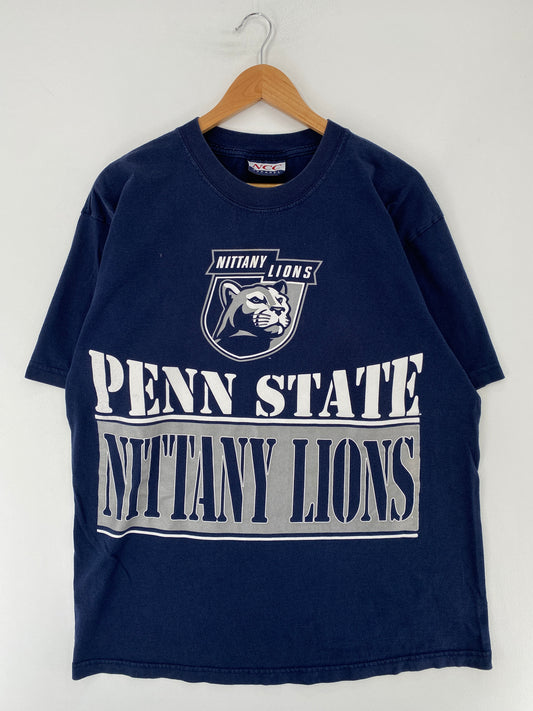 90's PENN STATE NITTANY LIONS Size No Tag (Approx.XL) Vintage College T-Shirt / E8856T