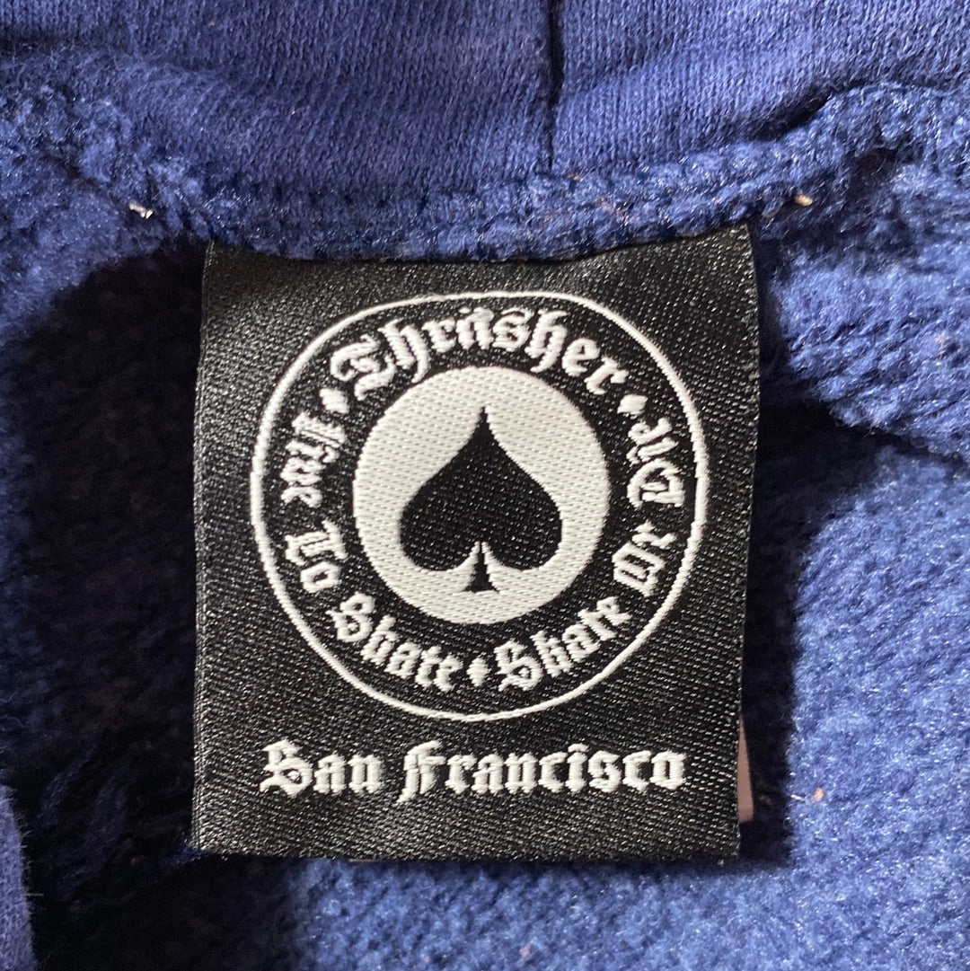 Vintage THRASHER Size XL Hoodie Sweat-shirt / F8026S