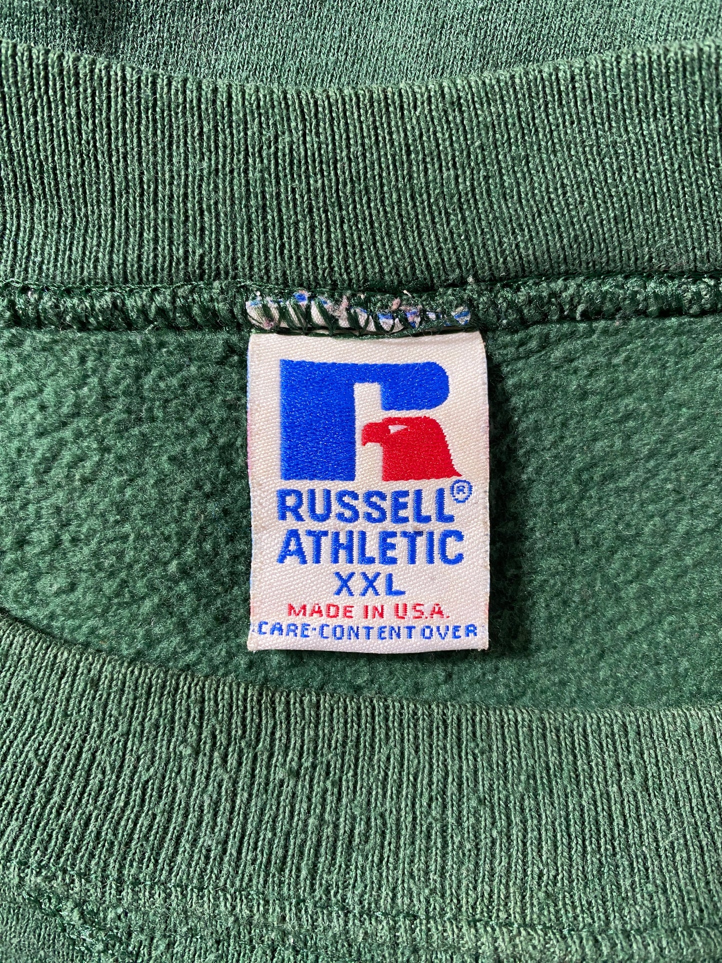 90's RUSSELL x GREEN BAY PACKERS Made in USA Size XXL Vintage NFL Sweat-Shirt / F4740S