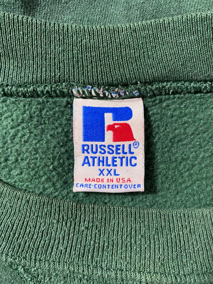 90's RUSSELL x GREEN BAY PACKERS Made in USA Size XXL Vintage NFL Sweat-Shirt / F4740S