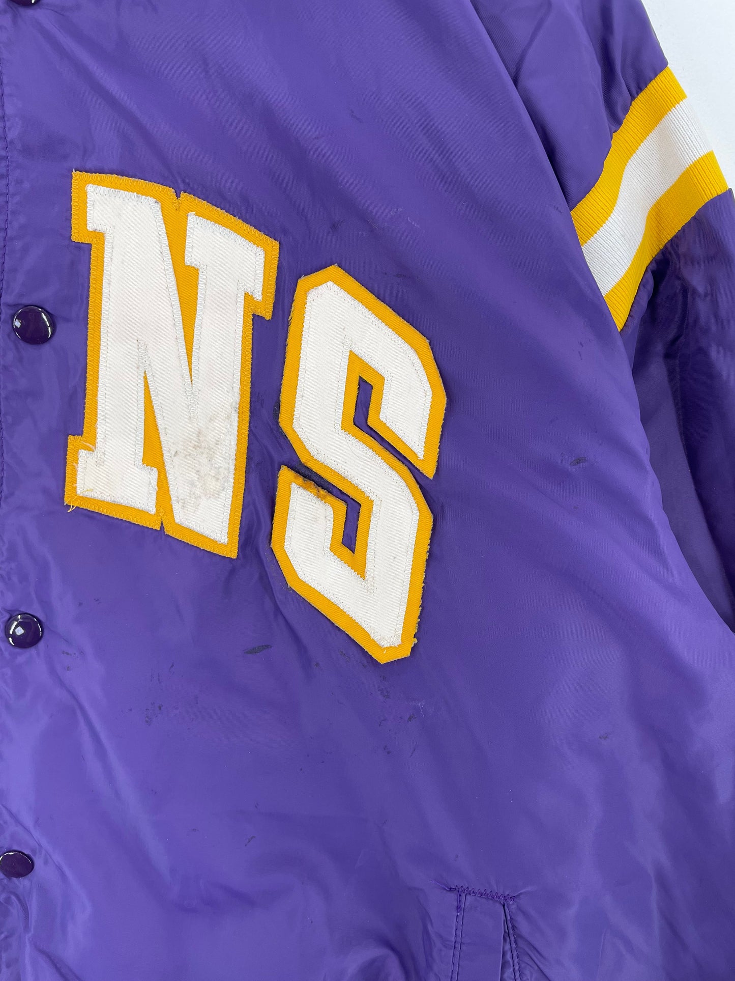 80’s CHAMPION x LIONS Made in USA Size L Vintage Nylon Jacket /  F283N