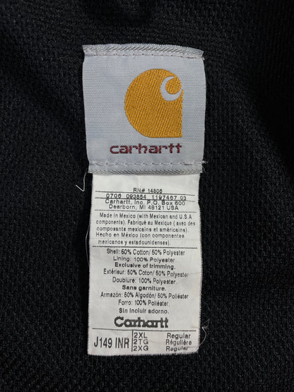 Vintage CARHARTT Size XXL Zip-up Hoodie Sweat Shirt / G5627S