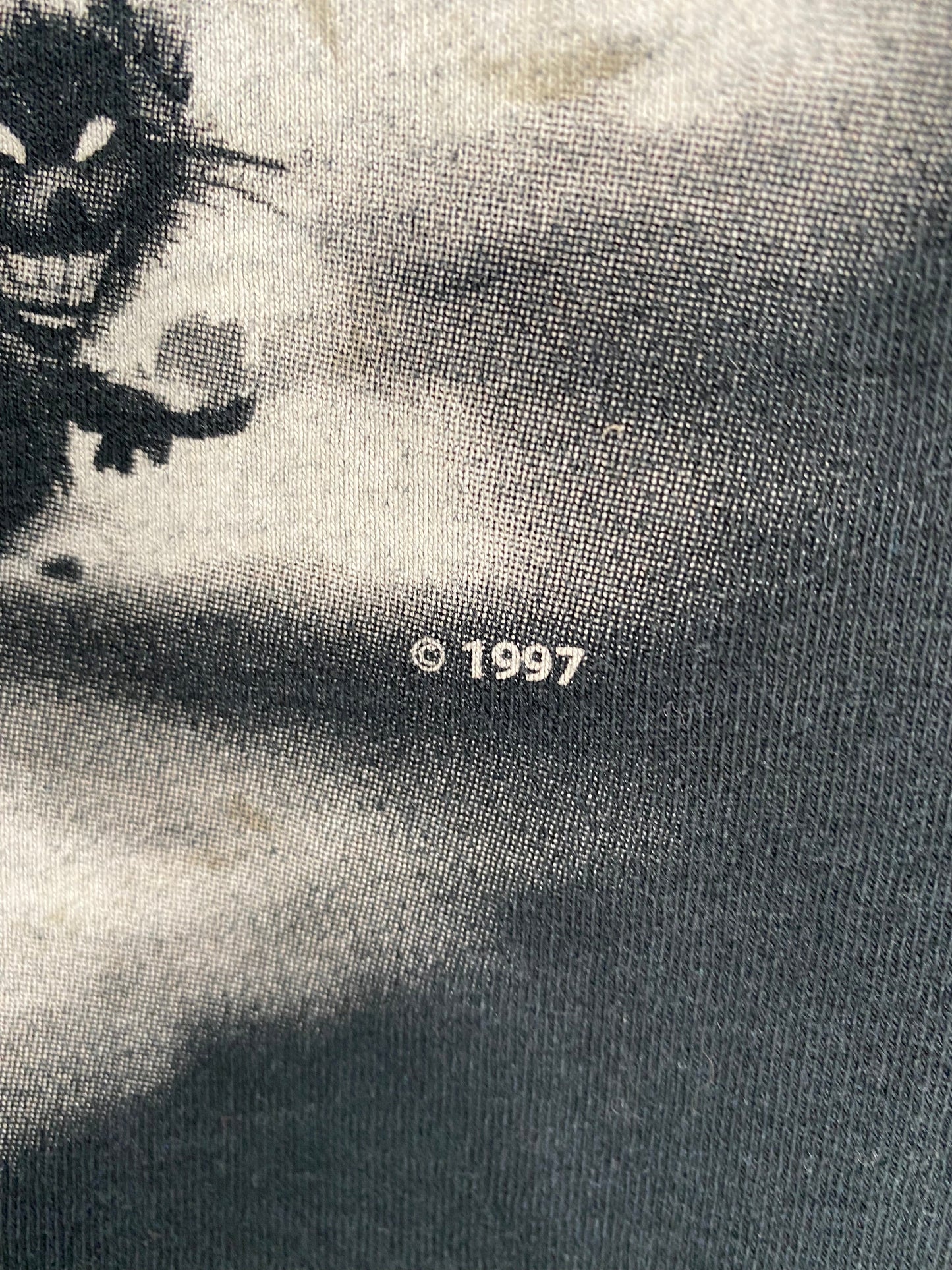 1997 LIQUID BLUE BULLDOG Size XL Made in USA Vintage T- shirt / E9730T