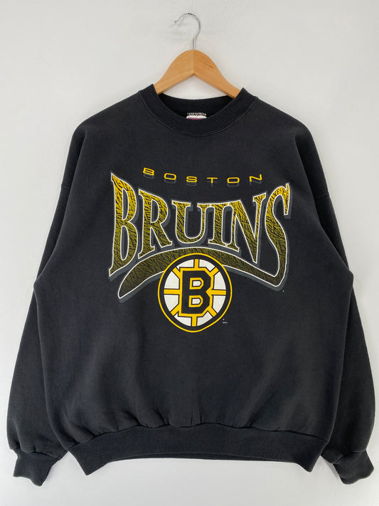 90’s BOSTON BRUINS Size XL Vintage NHL Sweat-Shirt / F706S