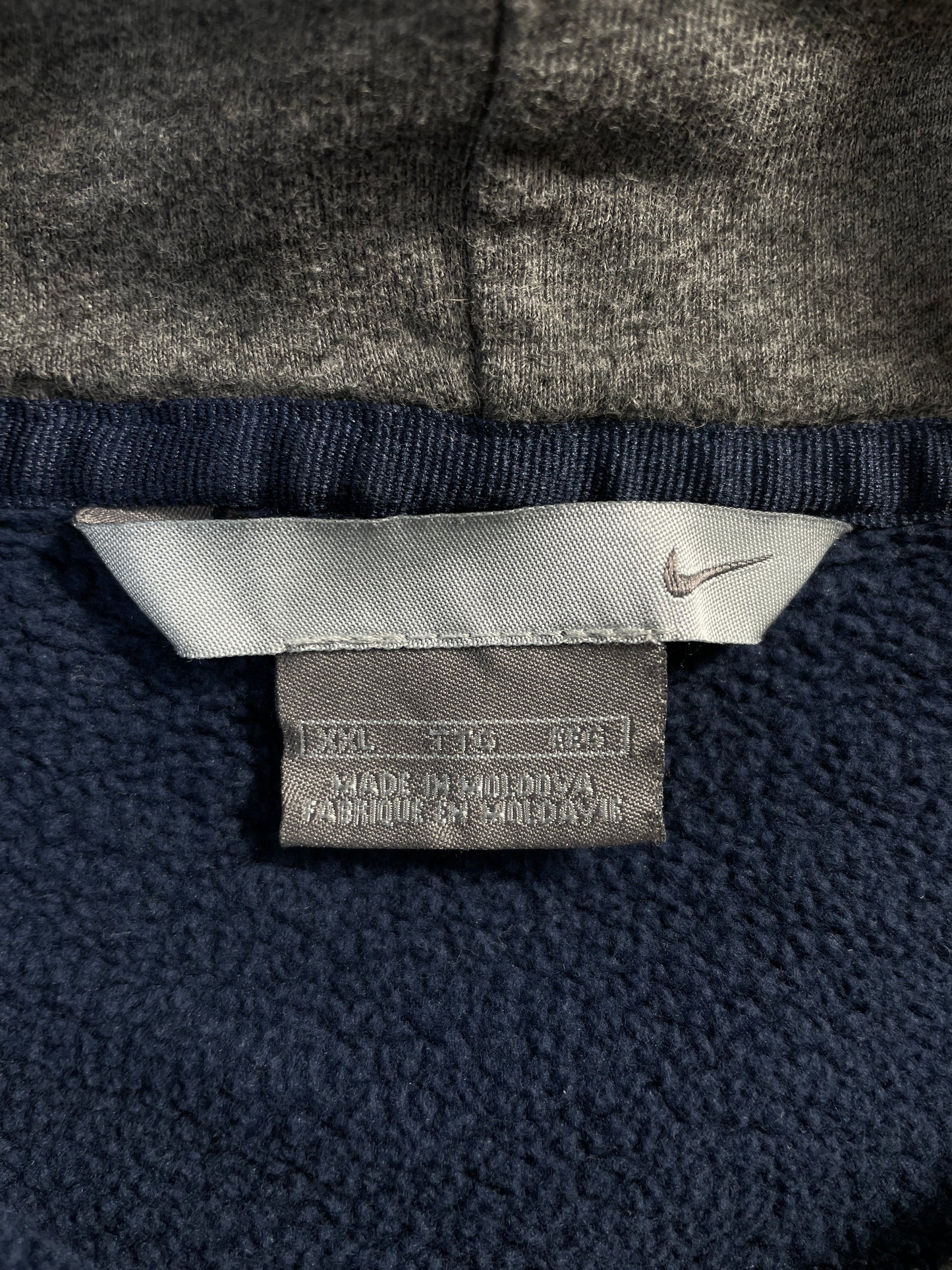 00’ NIKE MINI SWOOSH Size XXL Hoodie Sweat-Shirt / F7776S